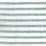 PERSICO BARRE' MACHE' White-Aqua 6 mm Stripe
