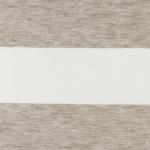 DIANA BARRE' White/Dove Grey stripe 10 cm
